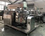 200L Vacuum Homogenizing Emulsifier Mixer Cream Making Steam Heating 380V