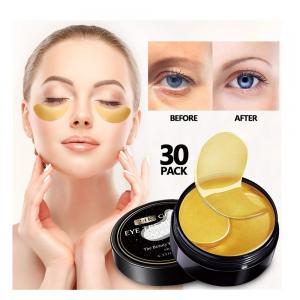 China 24k Gold Collagen & Gold Hydrogel Eye Patch Customize Color MSDS Approved on sale