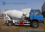 Dongfeng 153 Blue Cab 6 Wheeler 6 M3 Concrete Mixer Truck Cummins Engine