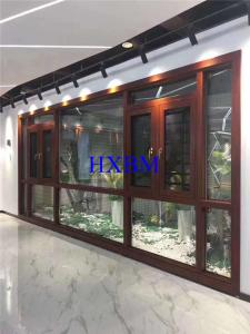 Wholesale 12A Glass ISO9001 6063 -T5 Powder Coated Aluminium Windows from china suppliers