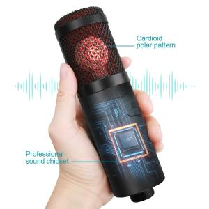 Wholesale Metal Mesh Head Cardioid Dynamic Microphone 98db SNR Xlr Condenser Mic from china suppliers