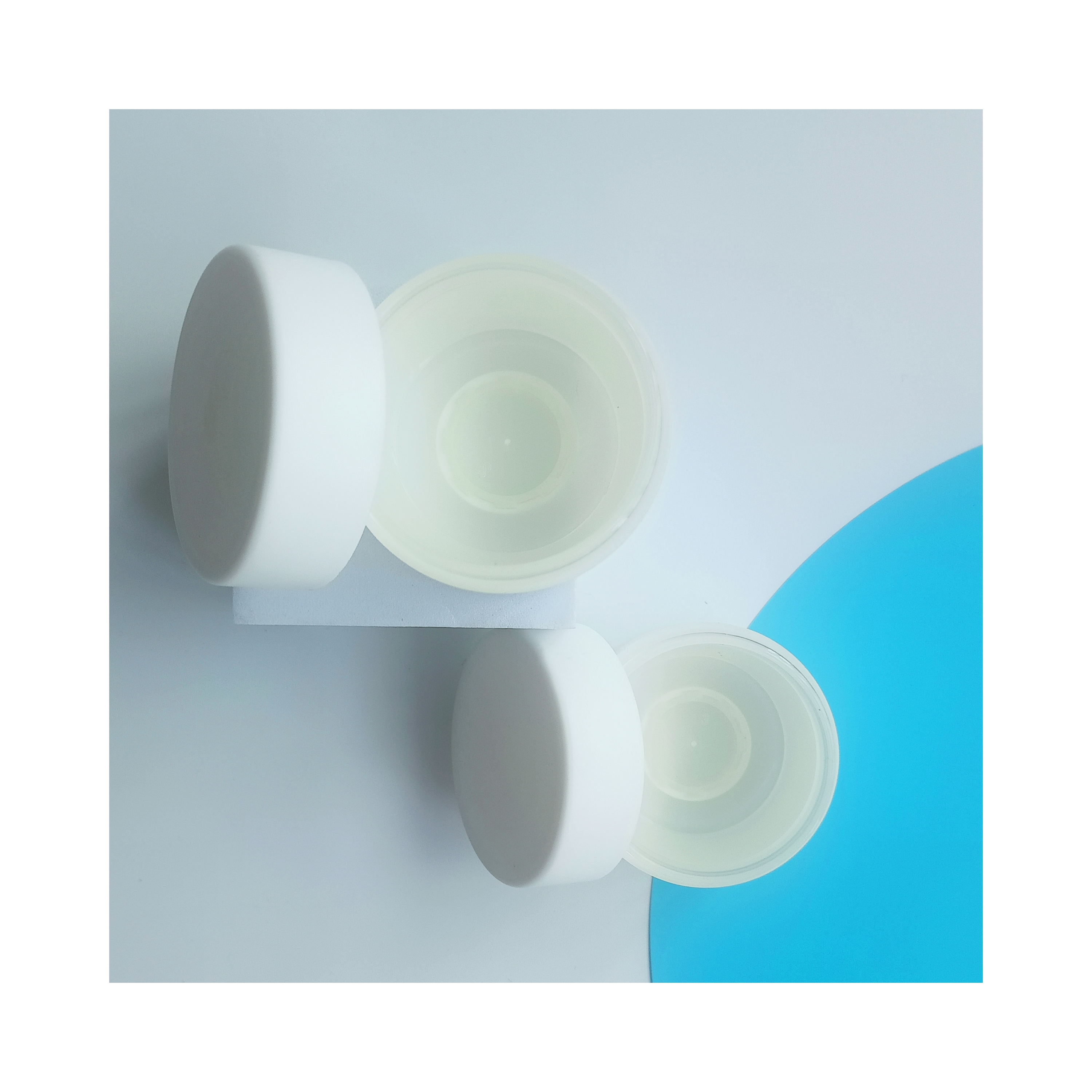 Double Layers Cream Jar Plastic Jars for Cosmetic 15ml 30ml 50ml Sample Provided
