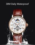 KINYUED 2019 Creative Automatic Men Watches Luxury Brand Moon Phase Mens