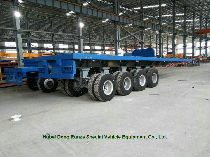 Flatbed Container Trailer 3 axle for container Loading capacity 40 ton ,60ton,80Ton
