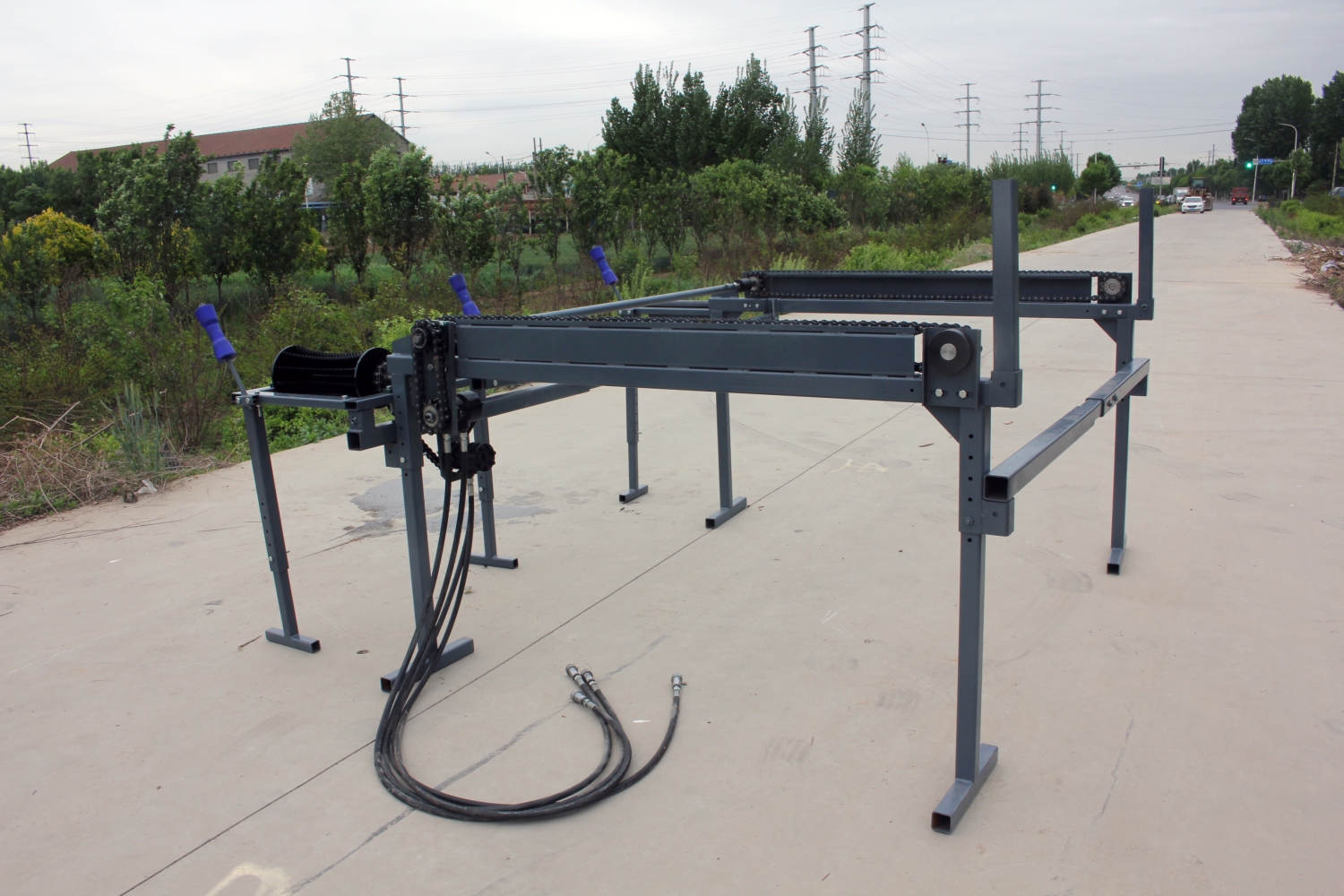 Forestry Machinery Wood Processor With Log Lifter 2400*1543*1210mm Size