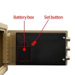 OEM 8.5L 3Bolts Electronic Home Safes With 2 Keys Solid Steel