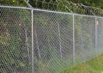 Height 2.5m Silver Farm Diamond Chain Link Fence