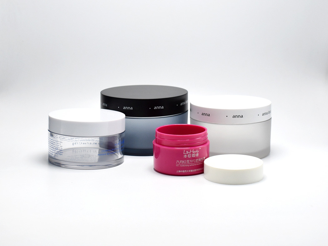 Customized Clear High Quality Thickwall Plastic Cosmetic Packaging Jar- Recyclable and Reusable for Beauty Care