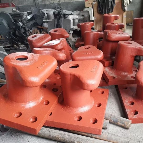 Galvanized Mooring Bollards Standard Or Customized Design OEM / ODM Weight