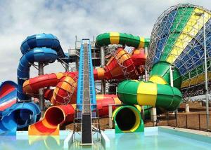 Wholesale Top Quality Outdoor Flat Fiberglass Water Slide Tornado Water Pump Slide from china suppliers