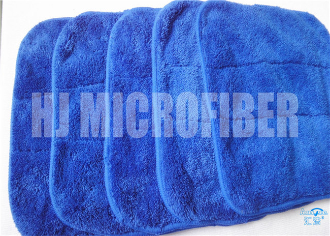 Blue Color Microfiber Car Cleaning Cloth Super Soft Super Absorbent 80% Polyester 20% Polyamide