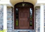 Commercial Solid Wood Interior Doors With Glass , Solid Wood Front Doors For