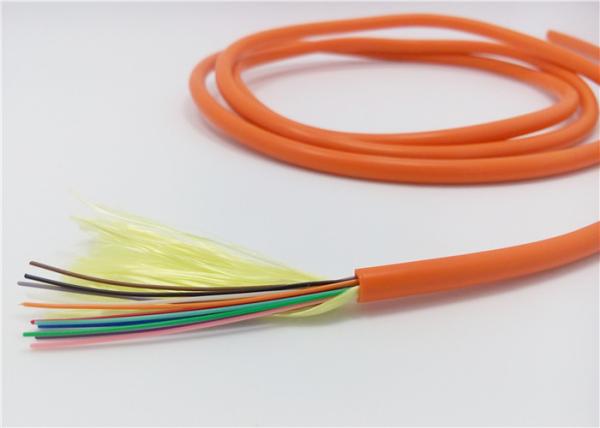 Novel Flute Design Indoor Optical Cable Anti - Ultraviolet Harmless To