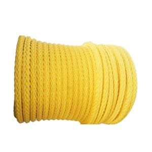 Wholesale Marine Towing 12 Strand Yellow Poly Rope 72mm Diameter Top Load Bearing Ability from china suppliers