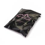 White poly mailers 17x20,China security bag, matte black shipping bag,