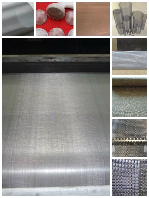 Crimped Stainless Steel Wire Mesh Filter / Screen 0.3 - 8mm Wire Diameter