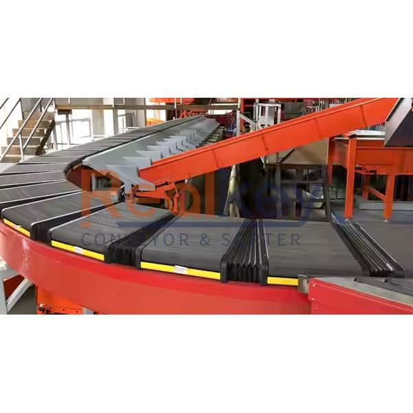 Dimension Weighing Scanning System Cross Belt Sorter Parcel Sorting Machines