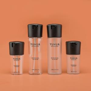Wholesale PET 50ml 100ml Empty Foundation Plastic Pump Bottle Hot Stamping from china suppliers