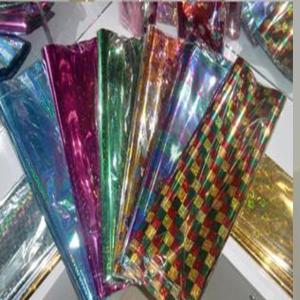 Wholesale 3D Lens Metalized Polyester Film , Various Pattern Color Laser Film from china suppliers