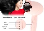 OEM Lightweight Blow Dryer , 110-240V Hang Up Hair Dryer portable