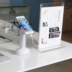 China COMER Store show table security alarm display stand for cellphone on sale
