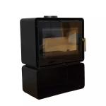 Modern European Style Indoor Freestanding Carbon Steel Wood Burning Stove