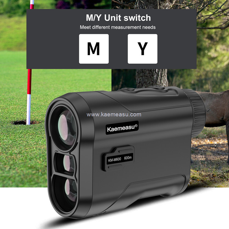 kaemeasu Golf Laser Rangefinder Distance Measuring 6.5X Magnification Hunting Range Finder Telescope M600