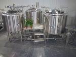 1000L Semi Automatic Stainless Steel Beer Making Equipment With Three Vessels
