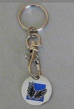 Wholesale Offset Pad Printing 1.2mm Imitation Cloisonne Promotional Metal Keyrings from china suppliers