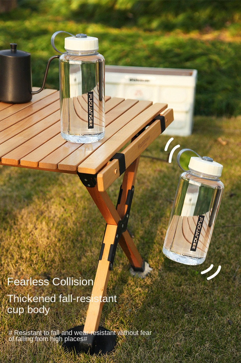 Humanized Design 1500ml Water Bottle Large Capacity Plastic Portable Space Oversized 1.5 Litre Water Bottle With Handle Multifunctional Use