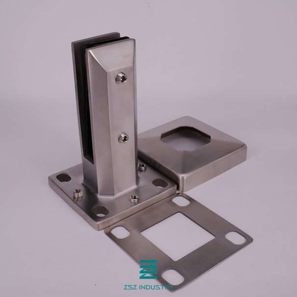 Satin / Mirror Finish Frameless Glass Spigots Stainless Steel 304/316/2205 Material
