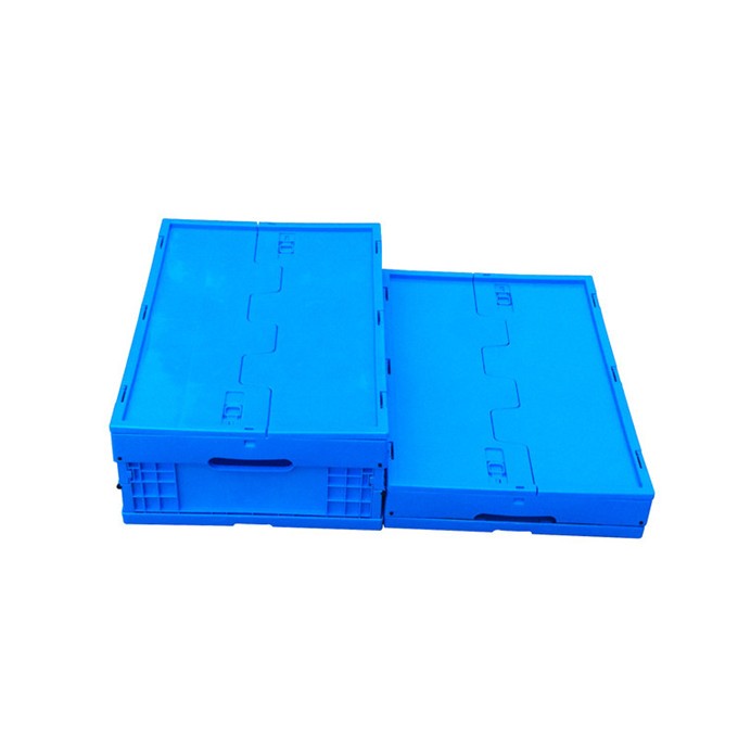 Storage Boxes Lid Attached Folded Plastic for Industry China Factory Storage Boxes & Bins Food Container Eco-friendly Foldable
