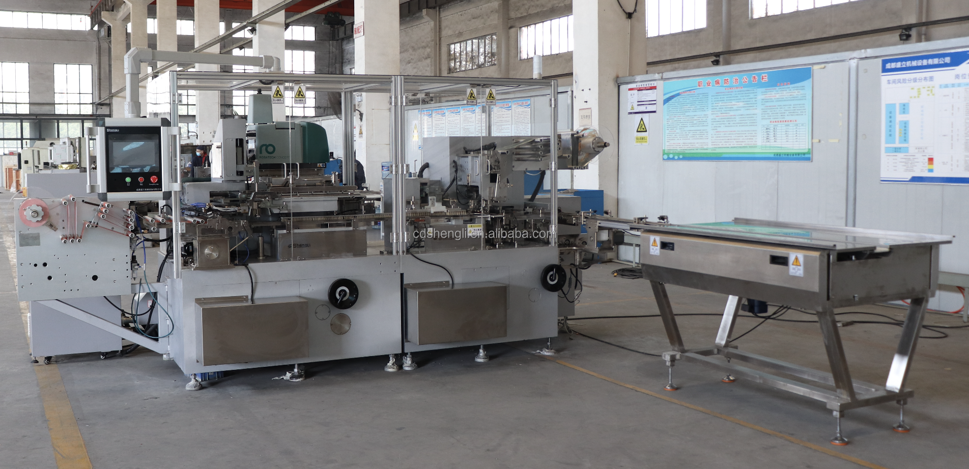 Packaging Line Chocolate Bar/Tablet Fold Packing Machine with Heat-sealing and Glueing