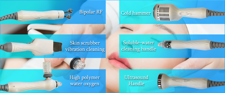 Professional Hydrogen Oxygen Machine , Water Oxygen Facial Cleaning Machine
