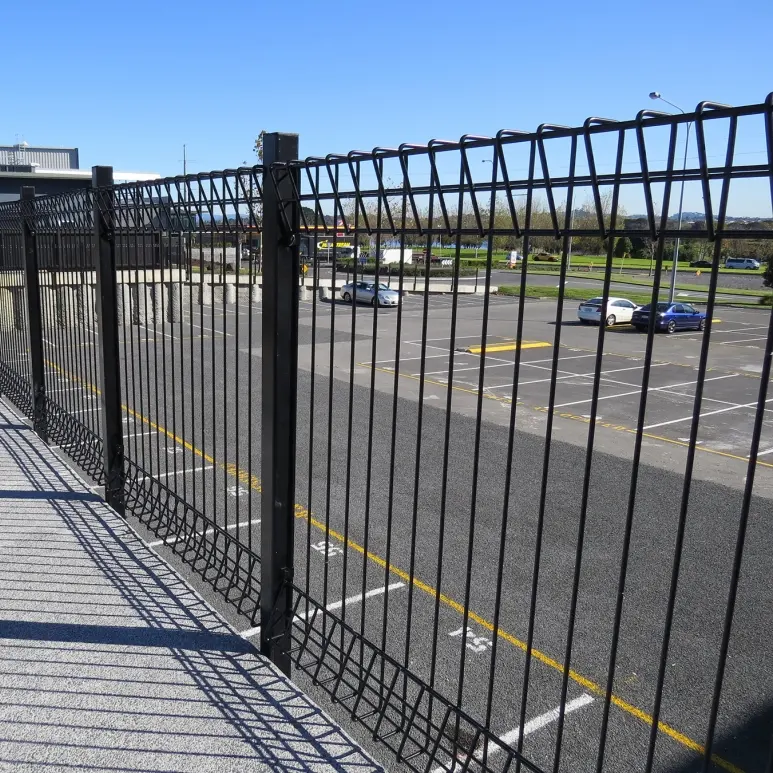 Garden Roll Top Triangle Bending Brc Welded Mesh Fence Panels Galvanized