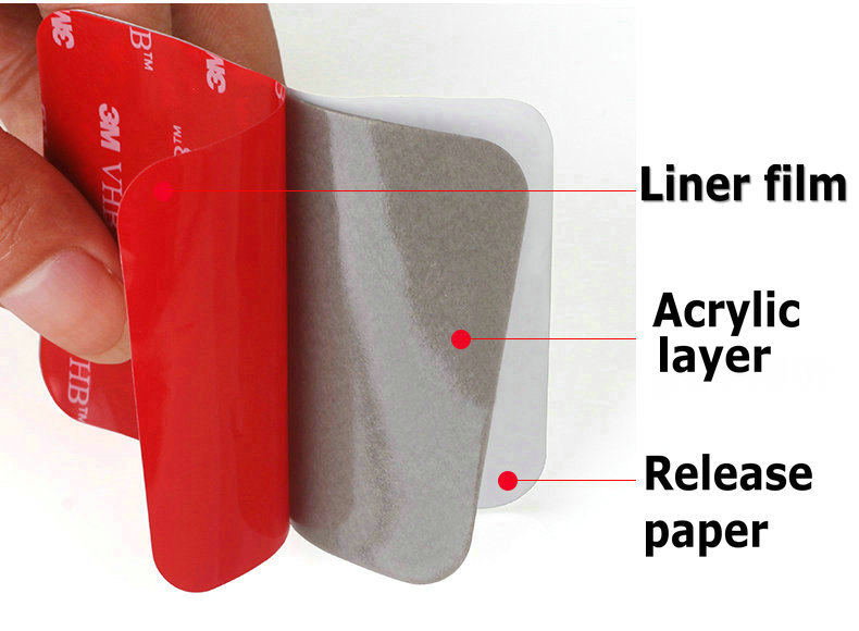 Waterproof Double Sided Foam Tape , VHB Double Sided Tape Heat Resistant