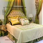 Fabric Upholstered Modern Design Furniture Wooden Divan Bed