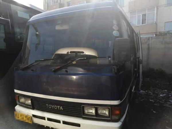 Right Hand Drive Used Coaster Bus Toyota Brand 23/29seats Low Kilometer 1hz