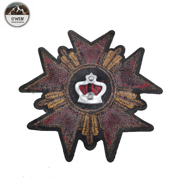 3D Washable Custom Made Embroidered Patches No Minimum With Logo Embossed