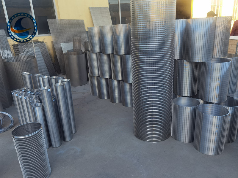 Duplex Steel 2507 Wedge Wire Screen Continuous Slot Id 300mm