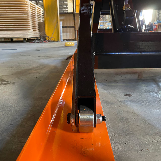 1000kg Electric Stationary Scissor Lift Table Single Scissor Max Height 990mm
