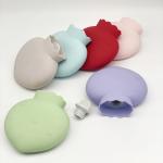 500ML Soft Comfortable Silicone Hot Water Bottle With Screw Cap Leakproof Bag
