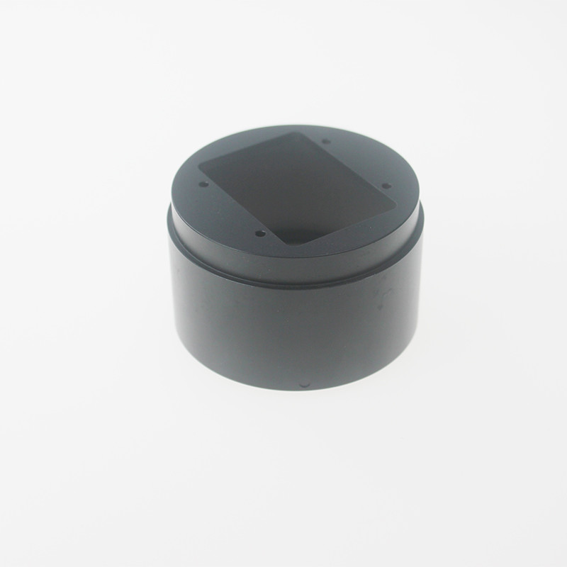 Black Industrial CNC Machining Aluminum Parts Camera Housing Antirust