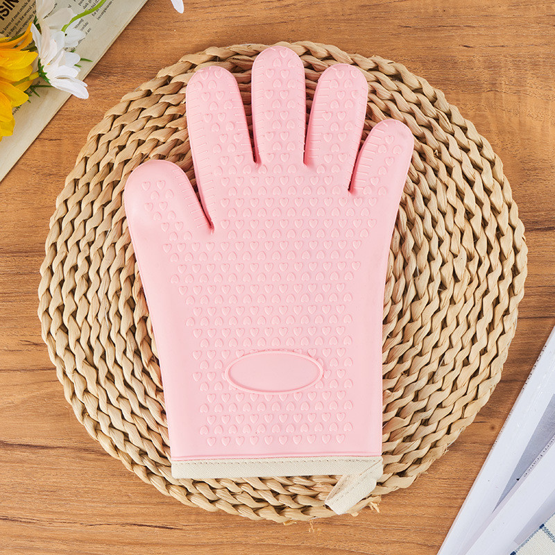 Premium Grilling Gloves BBQ Gloves Silicone Oven Mitts Premium Grilling Gloves Non-Slip Waterproof Baking Cooking Gloves