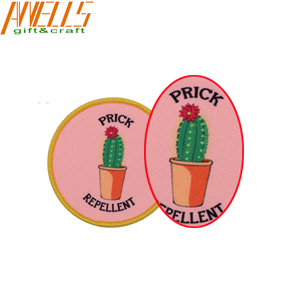 Lightweight Sublimated Twill Patch Durable Die Cut Border With Company Logo