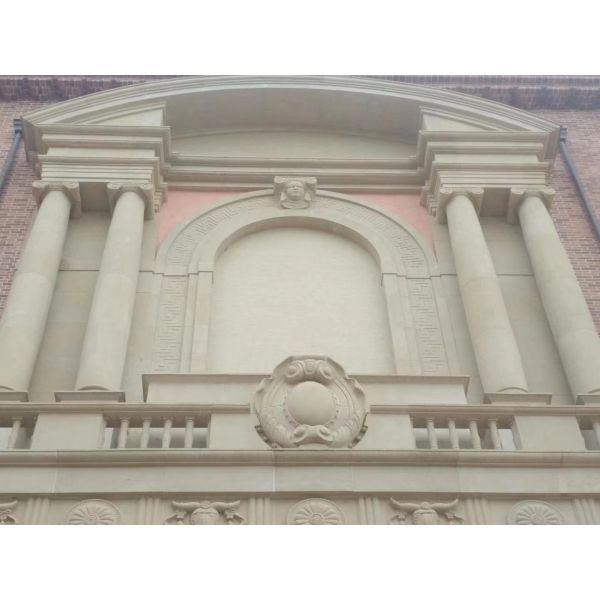 Outdoor Flooring 10mm 15mm Natural Sandstone Tiles Bulk Packaging Polished