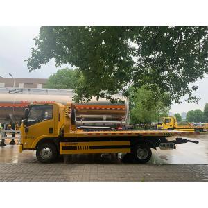Wholesale 7890*2400*2550mm ISUZU Flat-Bottomed Remote Control Barrier Truck For Barrier Control from china suppliers