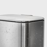 2 Compartment Household Bathroom Stainless Steel Pedal Bin Trash Bin 3L*2