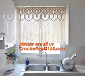 Wholesale MACRAME CURTAINS, MACRAME TEA COASTER, MACRAME TABLE CLOTH, MACRAME LADY DRESS from china suppliers