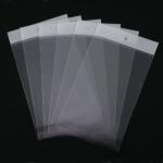 Self Adhesive Transparent Opp Plastic Bag , 2mil / 0.05mm Stationery Gift Header